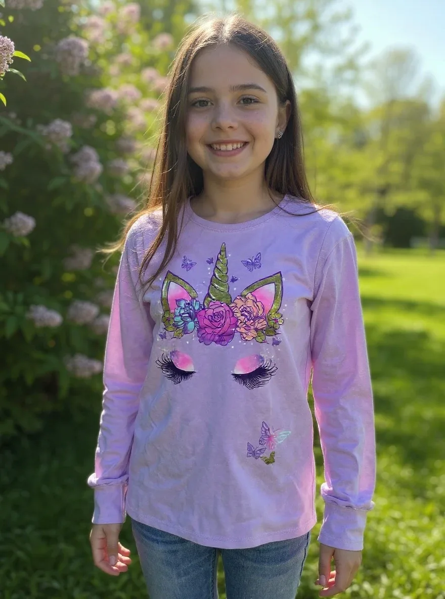 Children's Place Unicorn Graphic Top