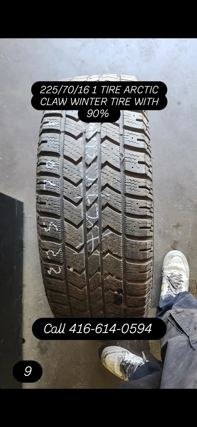 225/70/16 Arctic Claw Winter Tire - 90% Tread thumbnail