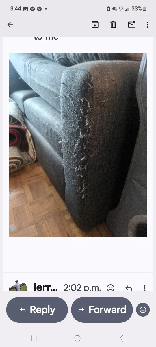 Frer delivery Grey Sectional Sofa image indicator(4)