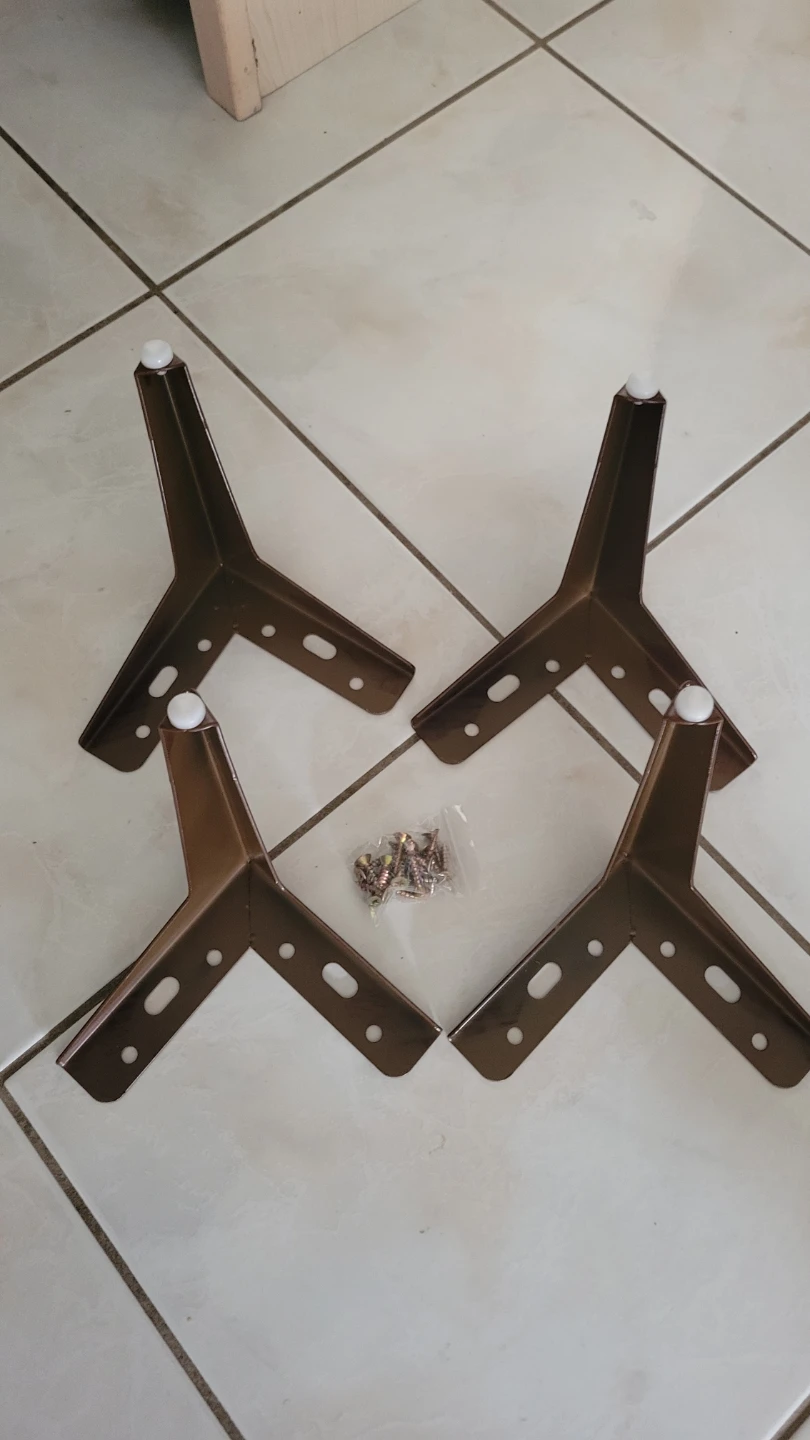 Set of 4 Metal Furniture Legs 6" - NEW