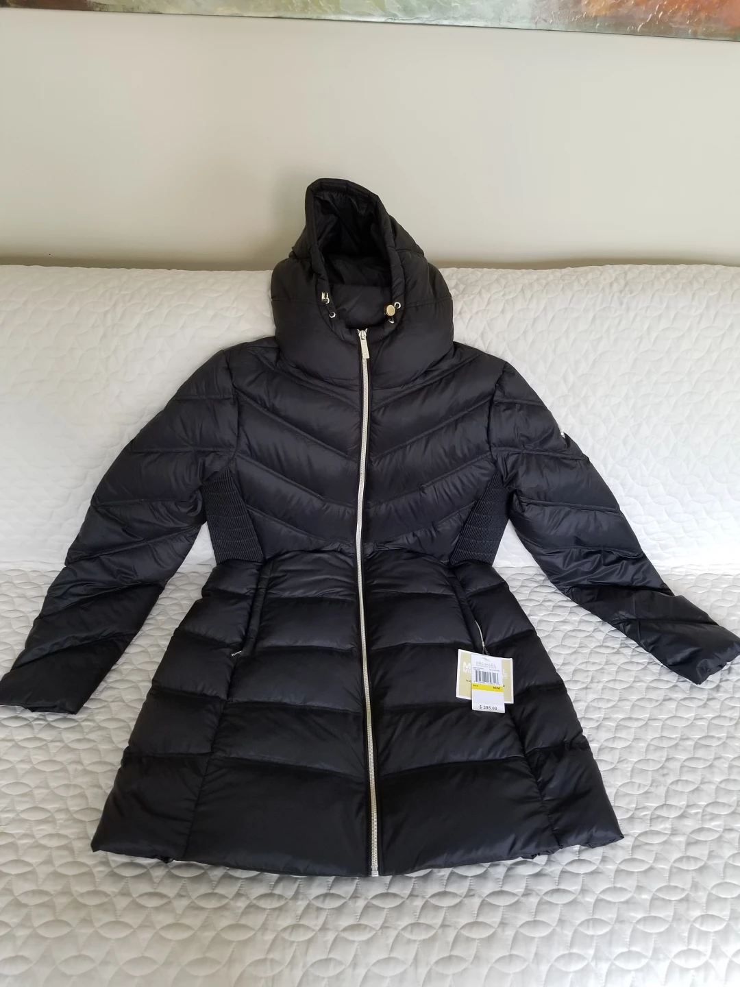 Michael Kors Black Puffer Coat - Size M/M
