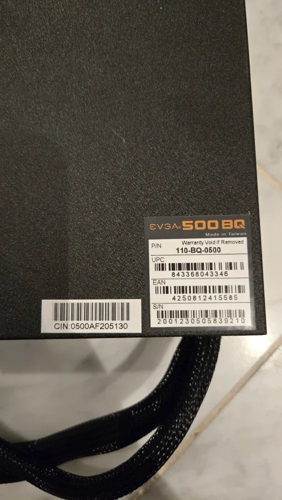 EVGA 500 BQ 500W Power Supply image indicator(2)