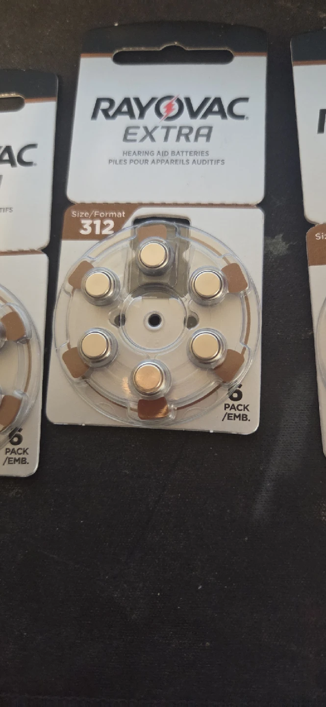Rayovac Extra Hearing Aid Batteries Size 312 - photo 2