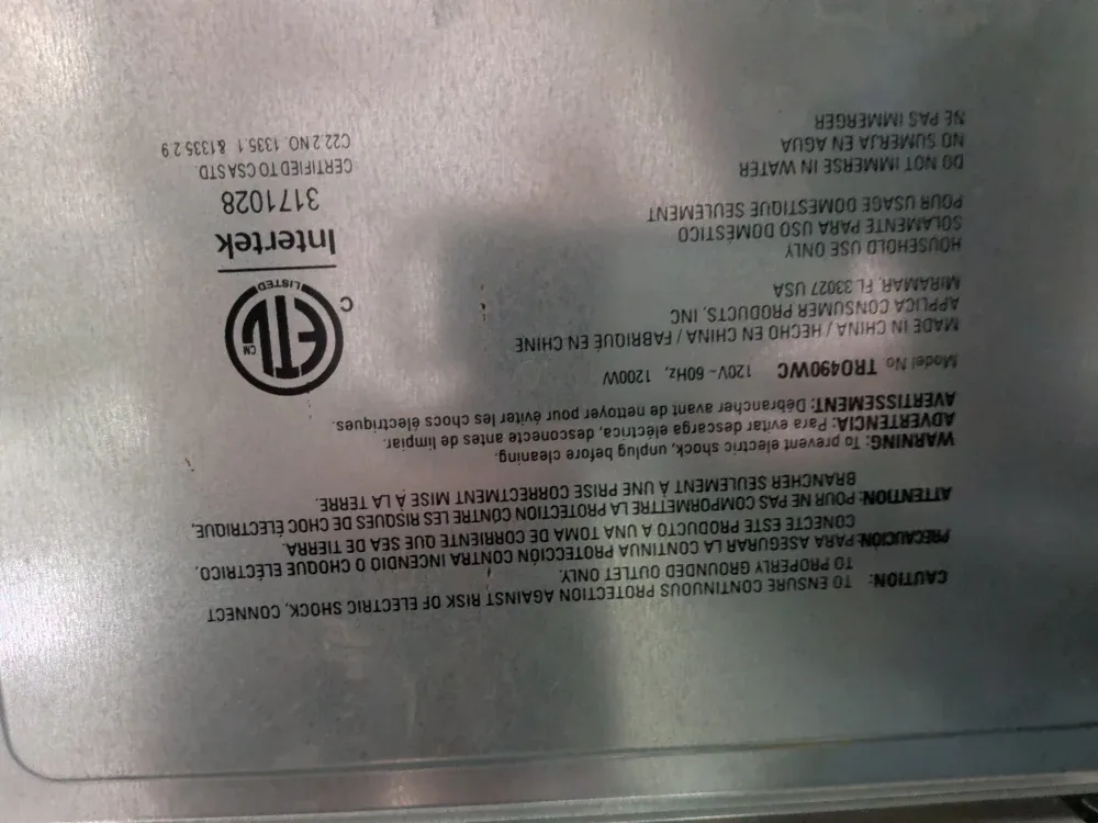 Toastess TR0490WC Toaster Oven image indicator(3)