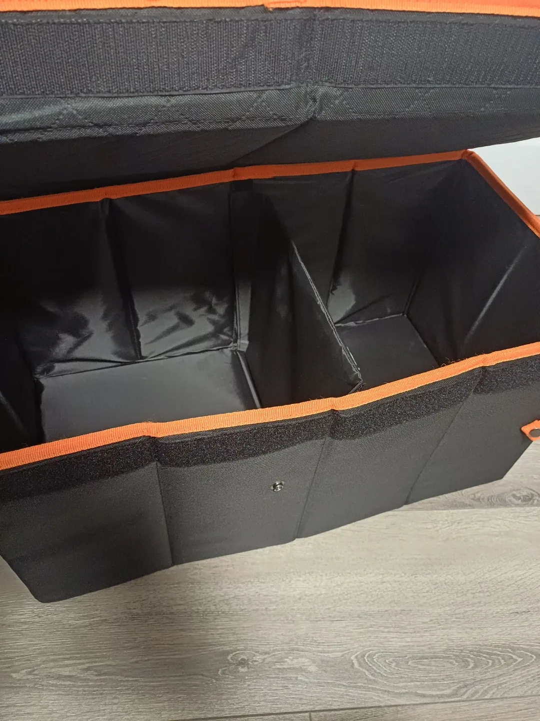 Collapsible Car Trunk Organizer - Black & Orange image indicator(10)