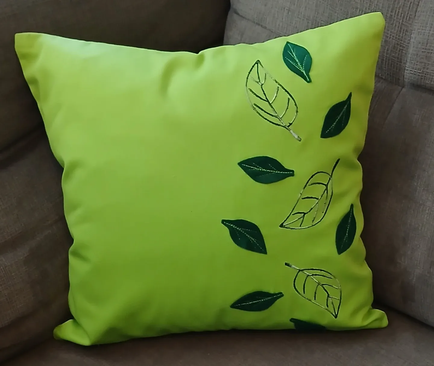 One of a kind, hand made, throw pillow cover image indicator(2)