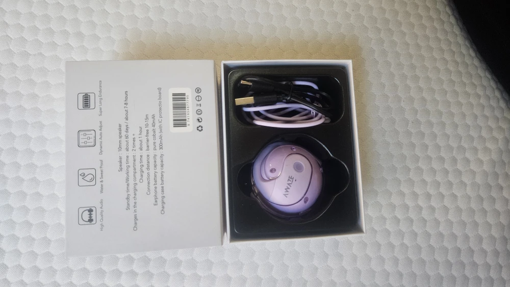 AWAZE Sound Labs X15 Pro Wireless Bluetooth Earphones - Lilac - photo 2