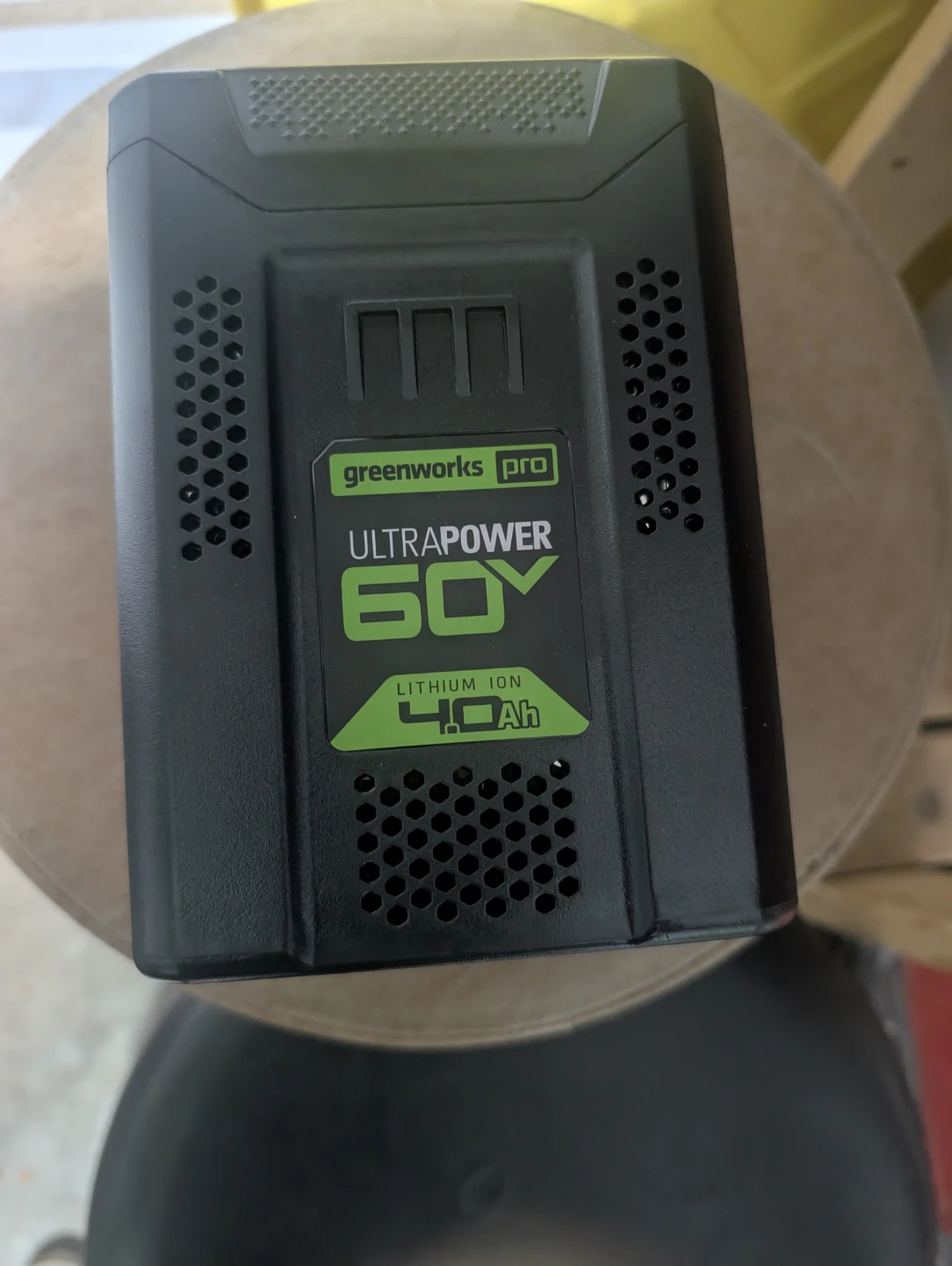 Greenworks 60V Lithium Ion Battery & Charger - photo 2