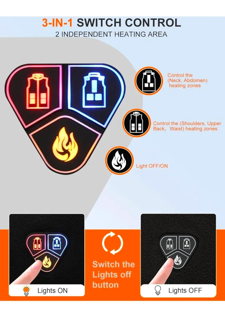 Heated Vest for Men image indicator(4)