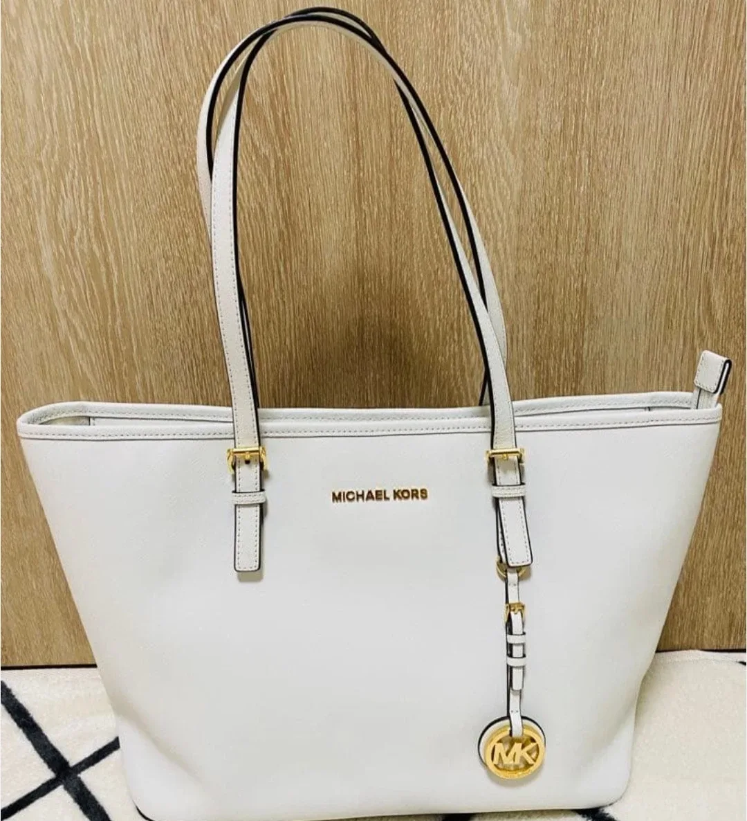 Michael Kors  White Tote Bag
