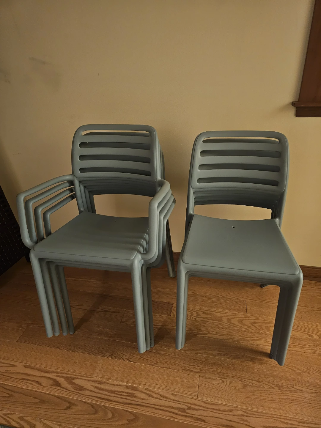 Nardi Costra - outdoor dining chairs - set of 8
