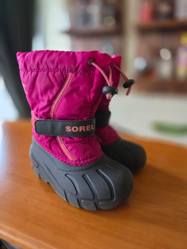 Sorel Flurry Girls Blush/Pink Winter Boots Size 11