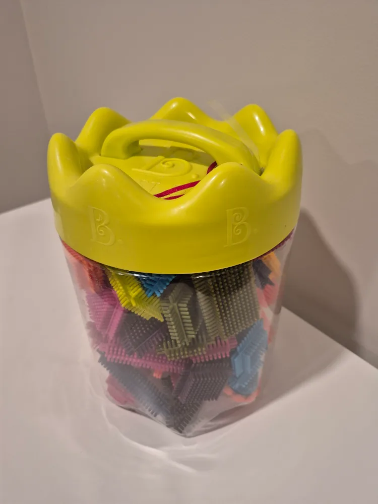 B. toys Bristle Blocks in Container image indicator(3)