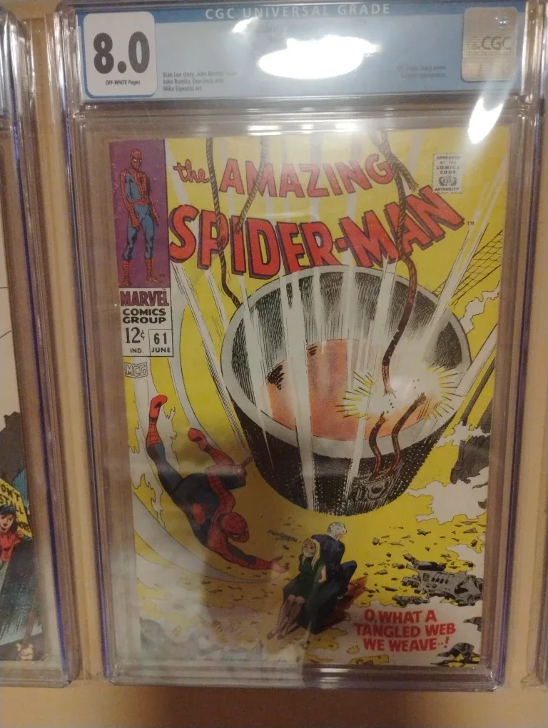 Amazing Spider-Man #61 CGC 8.0 - 1st Gwen Stacy Cover (1968)