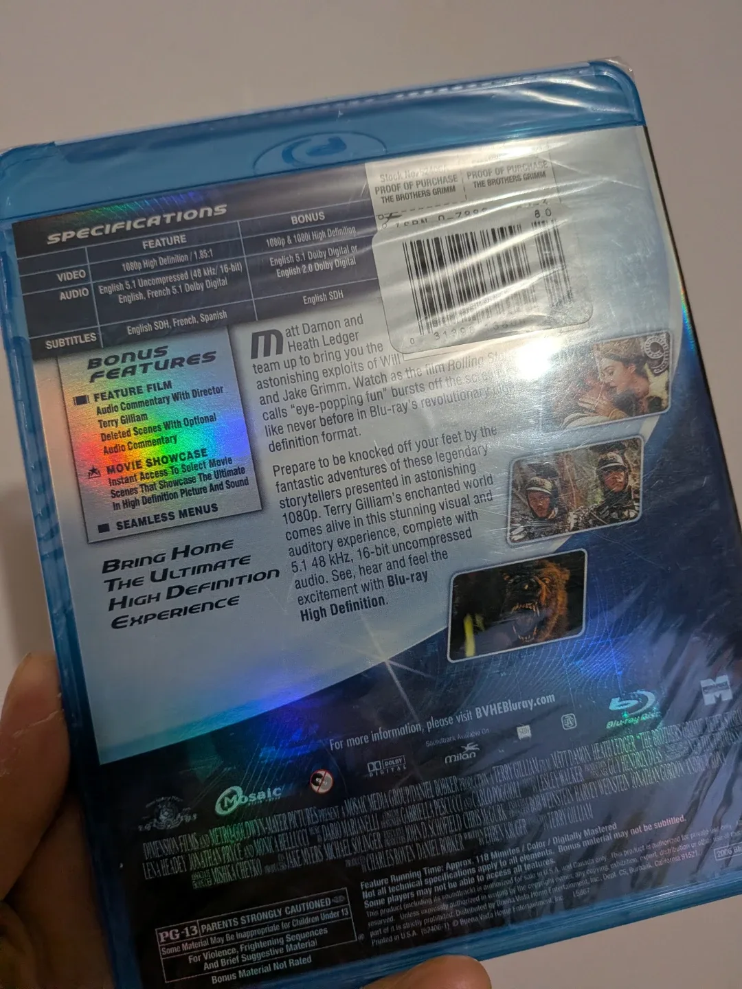 The Brothers Grimm Blu-ray Disc New in sealed pkg image indicator(3)