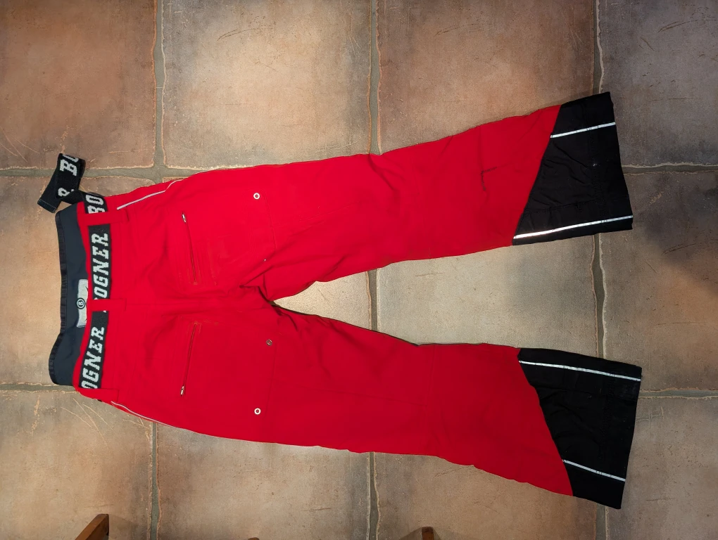 Bogner Red & Black Ski Jacket and Pants Set