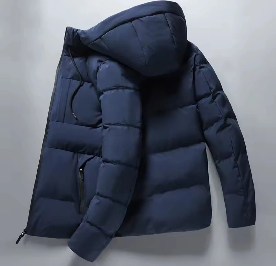 Navy Blue Puffer Jacket