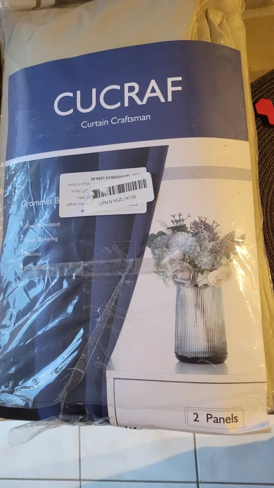 CUCRAF Curtain Craftsman 52×84 -  2 Panels NEW image indicator(2)