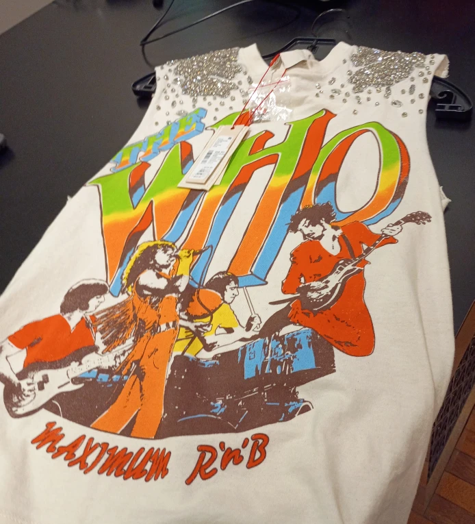 Beatles Rinestones tank top