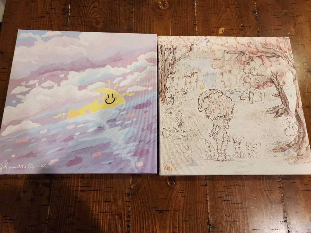 💕 Ｋａｗａｉｉ ！ ^o^ ✨️ ~ ♡ Two Original Art Paintings ♡