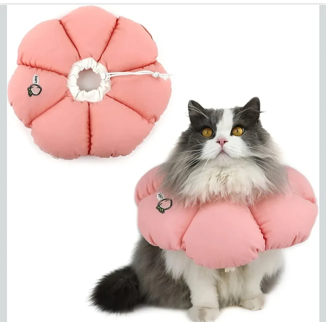 HiDREAM Cat Cone Collar,Cute Waterproof Elizabethan ...