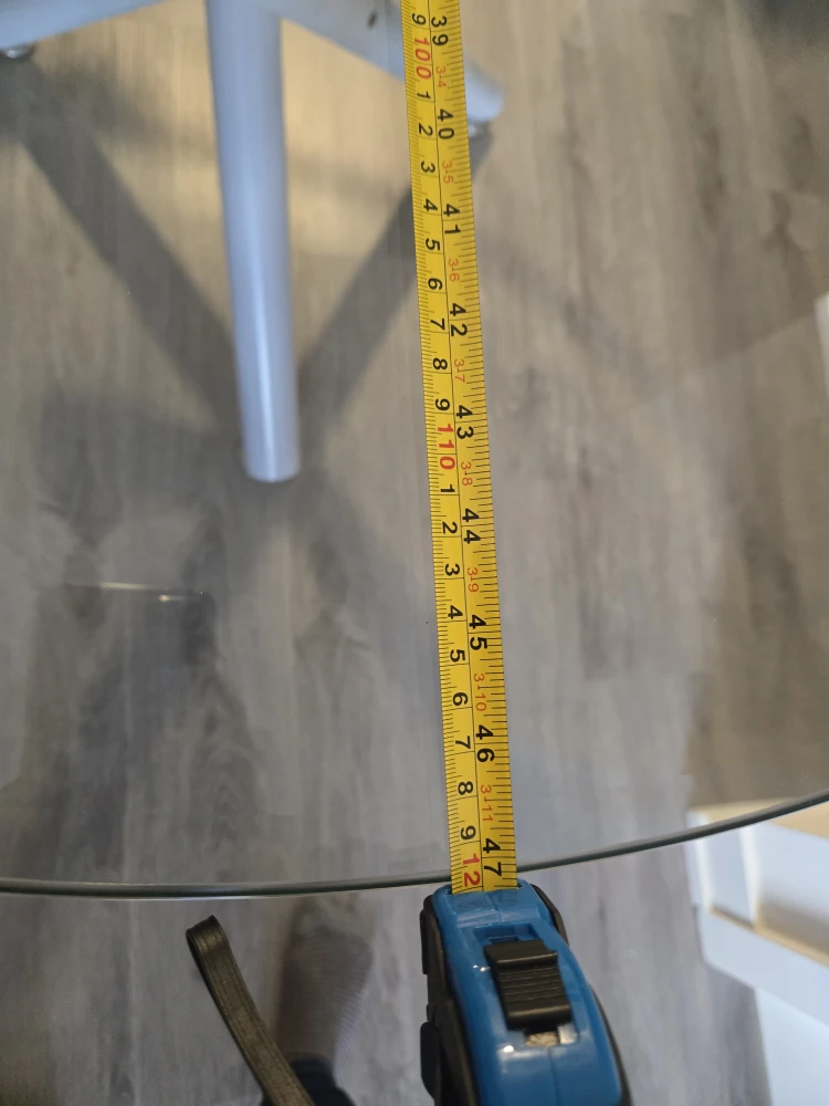 48" Round Glass Dining Table (for 6) - photo 2