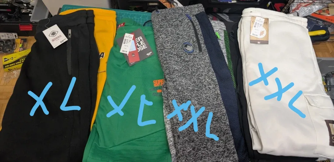 Assorted Brand New Track Pants - Sizes XL & XXL