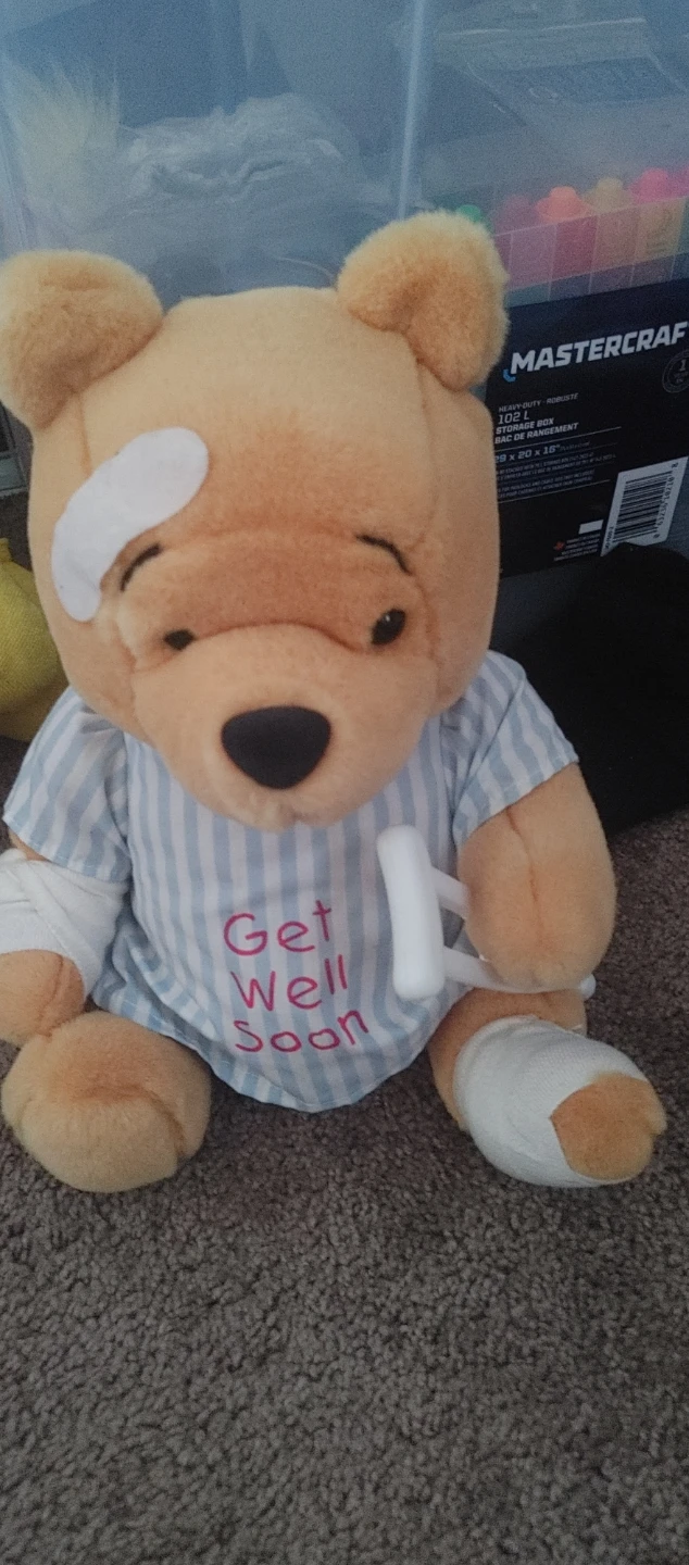 Winnie the Pooh "Get Well Soon" Plush