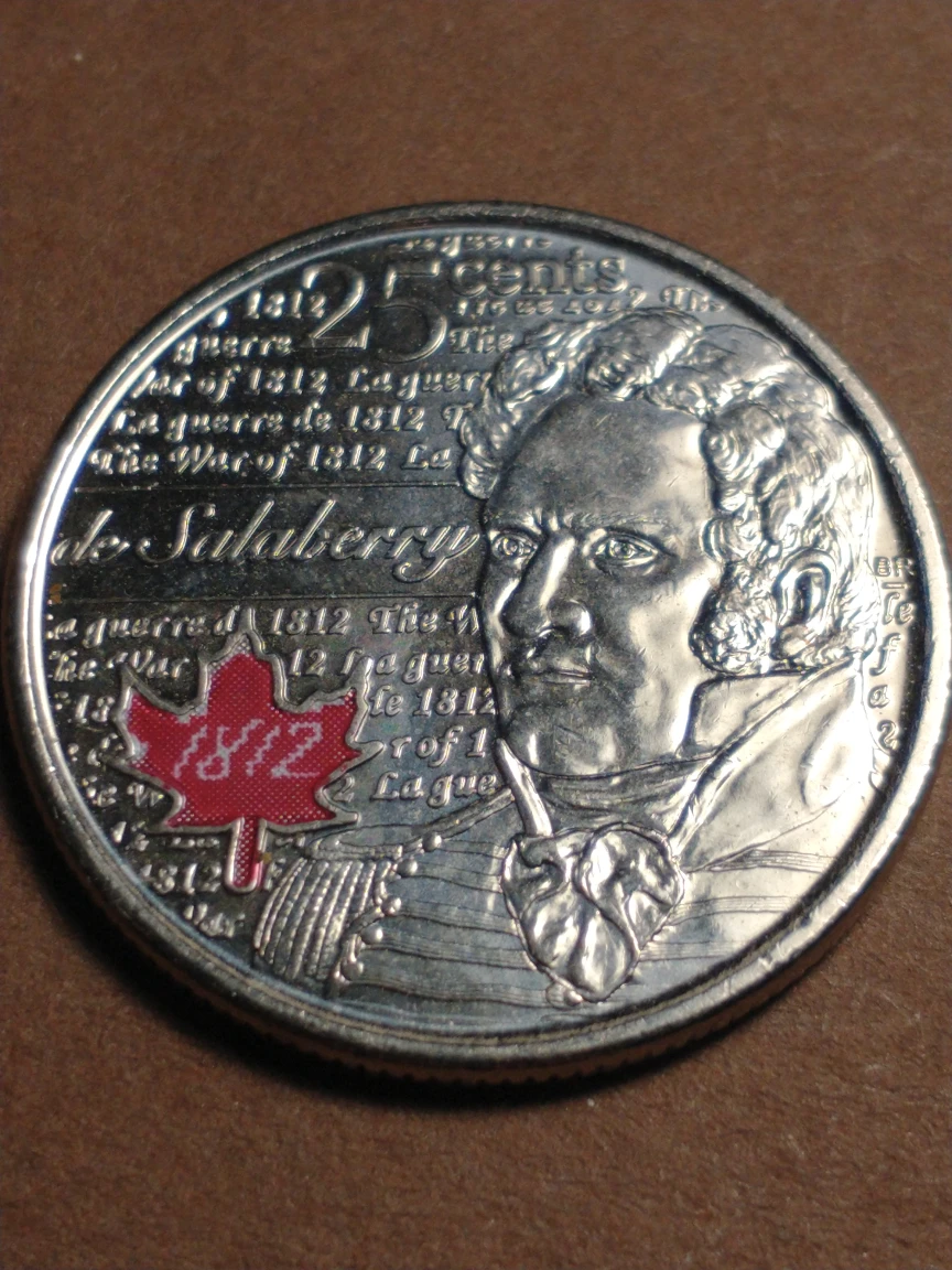 Lovely 2013 AU Canada de Salaberry colourized quarter