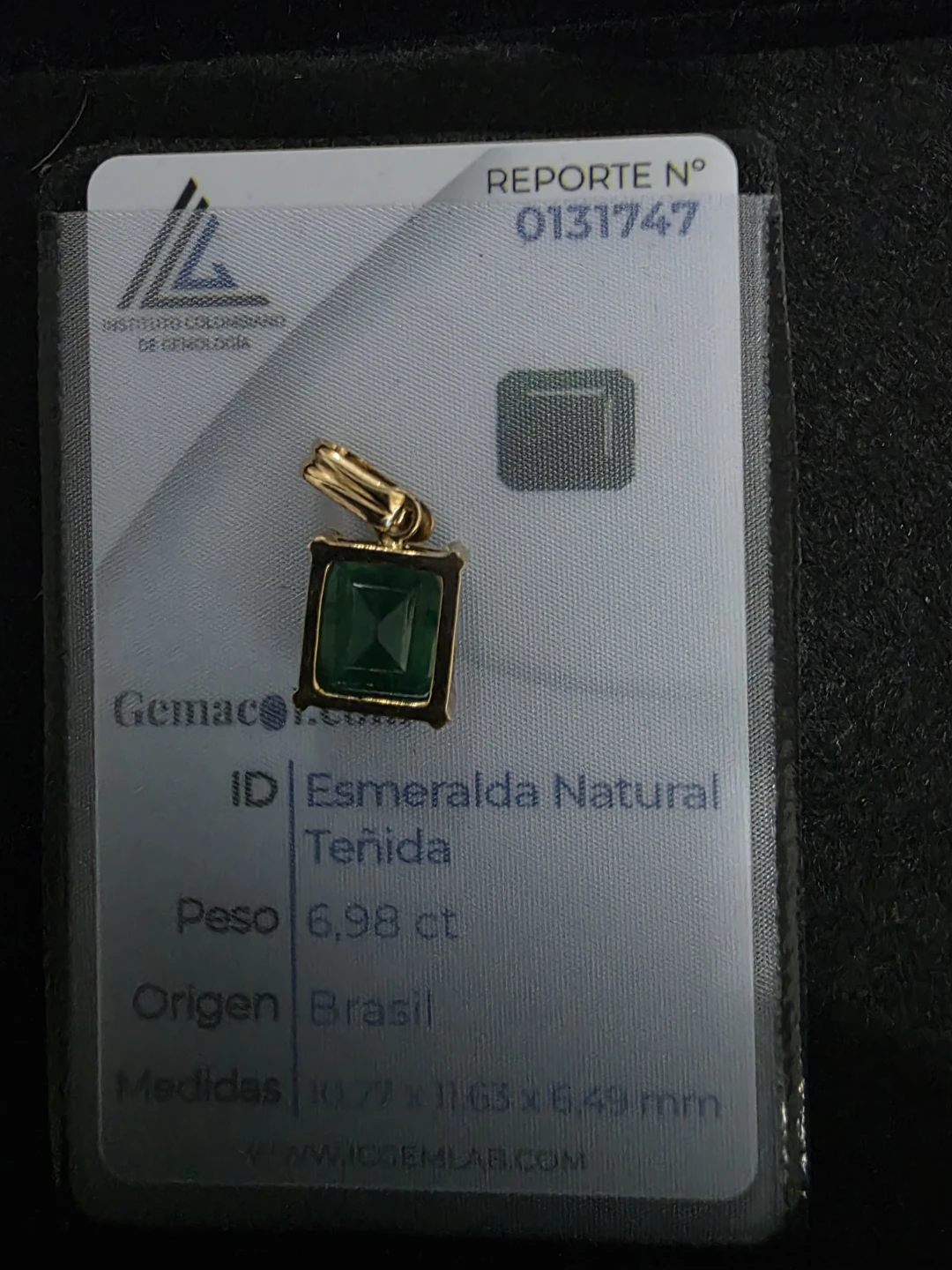 Natural Emerald Pendants - photo 2