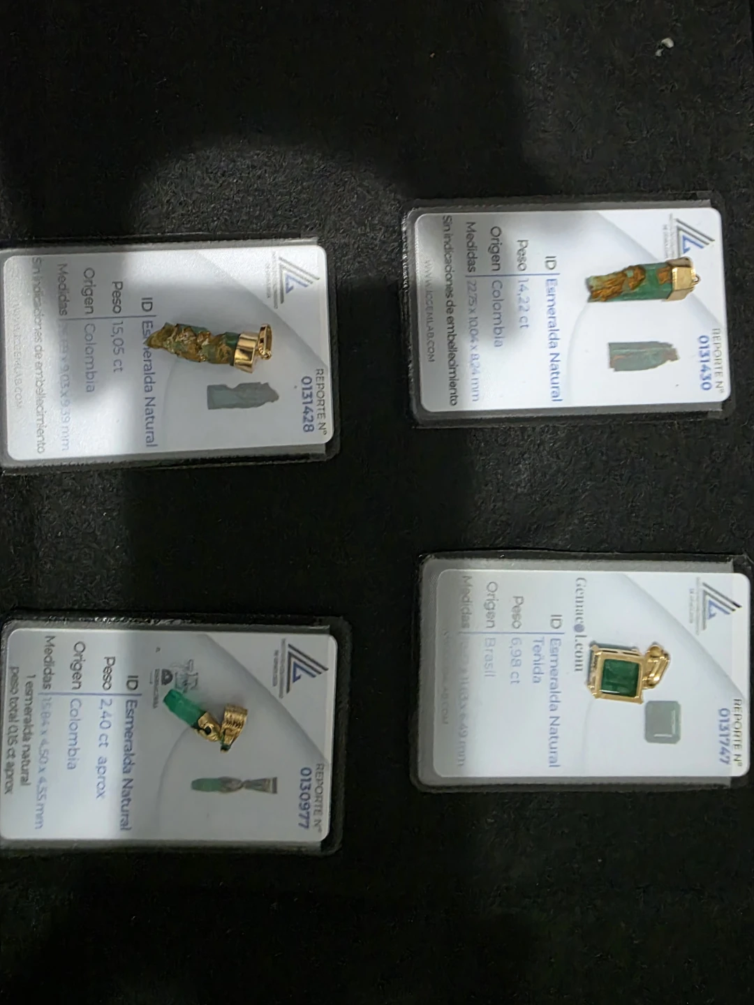 Natural Emerald Pendants - photo 3