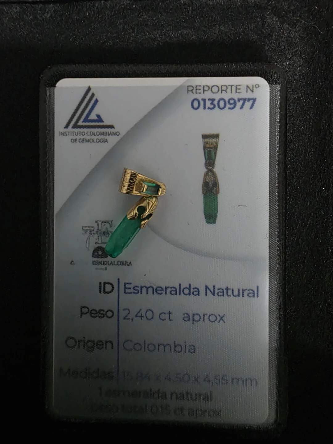 Natural Emerald Pendants - photo 5