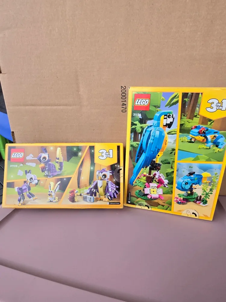 2 brand new lego creator toy lot parrot and owl image indicator(4)