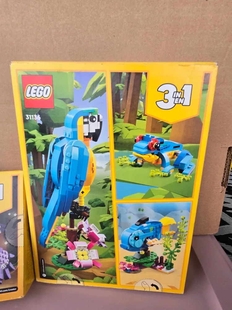 2 brand new lego creator toy lot parrot and owl image indicator(5)