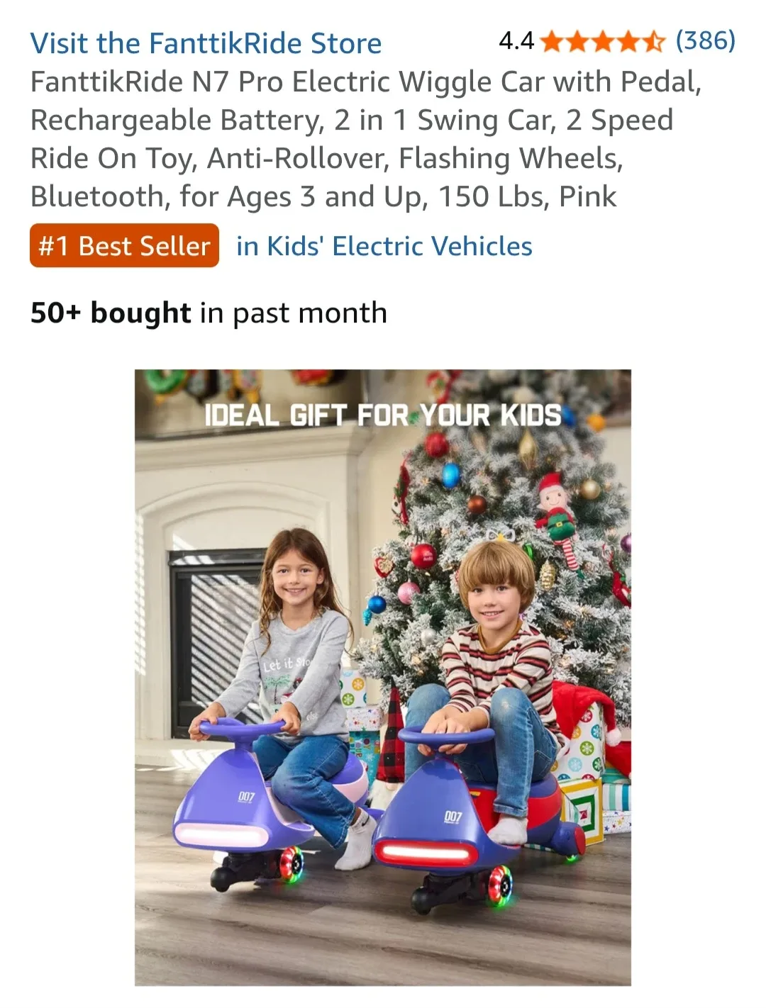 FanttikRide N7 Pro Electric Wiggle Car image indicator(3)