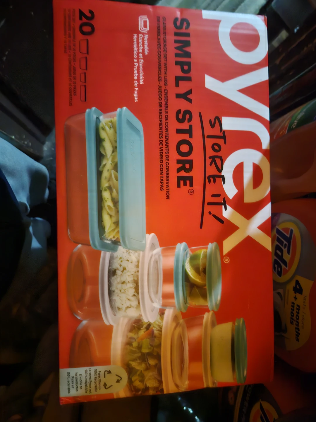 Pyrex Simply Store 20-Piece Glass Storage Set - photo 2