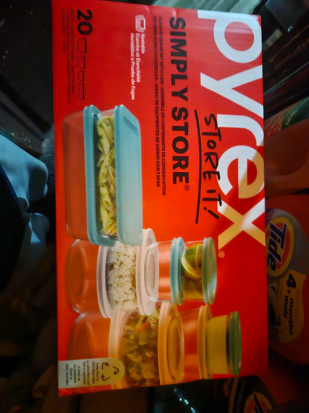 Pyrex Simply Store 20-Piece Glass Storage Set image indicator(2)