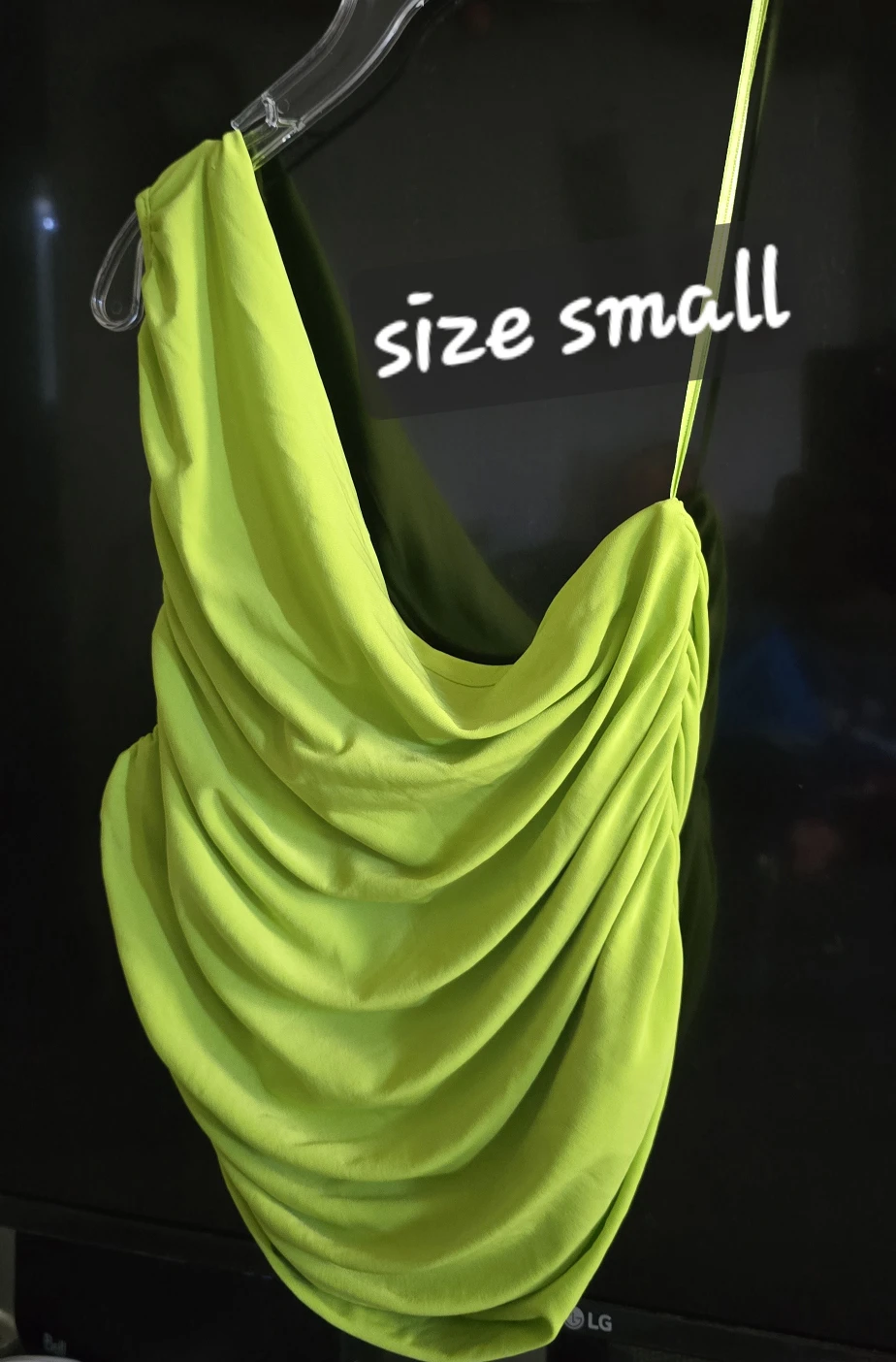 Lime Green top - Size Small