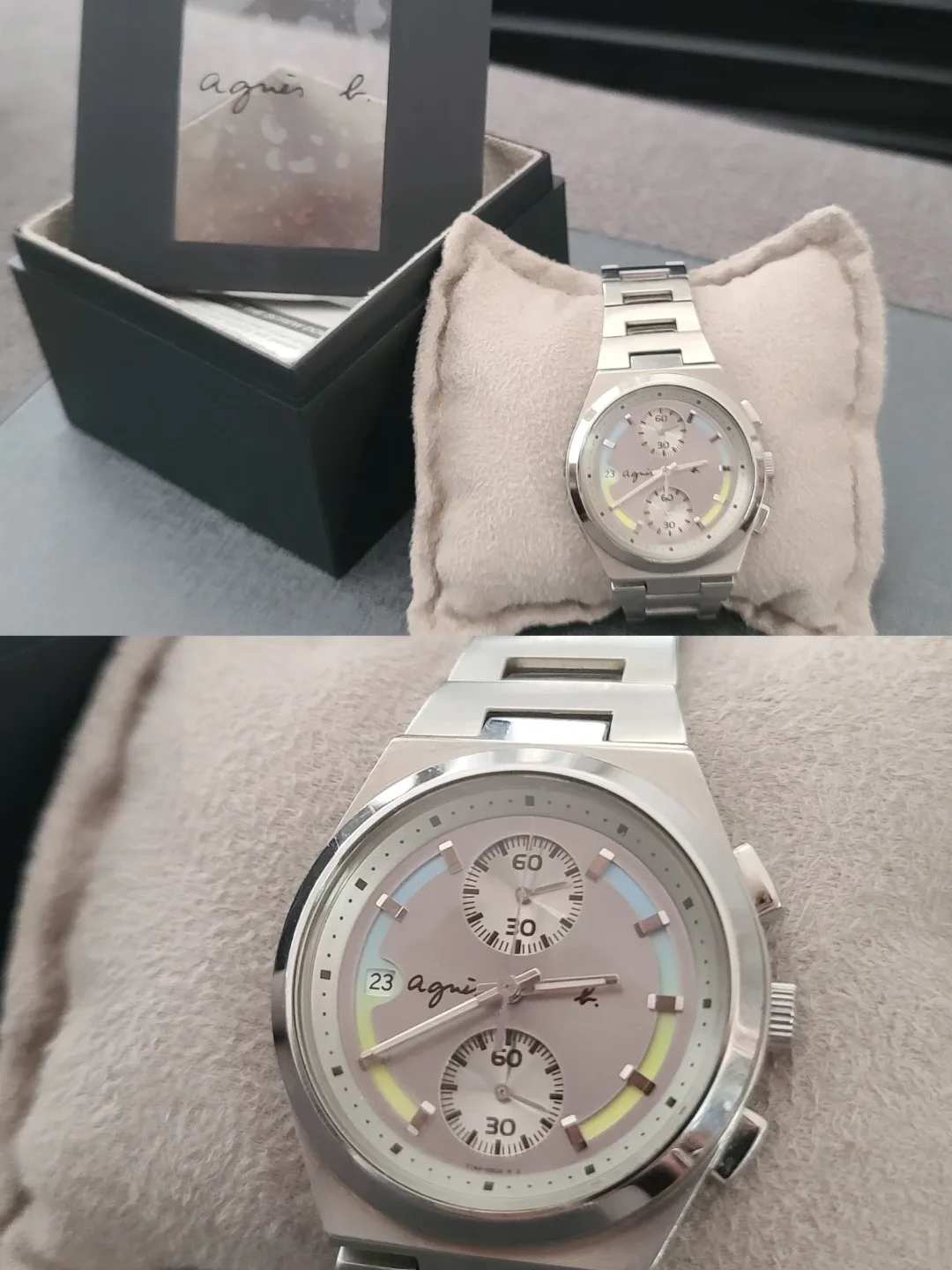 Agnes b. Silver Chronograph Watch thumbnail