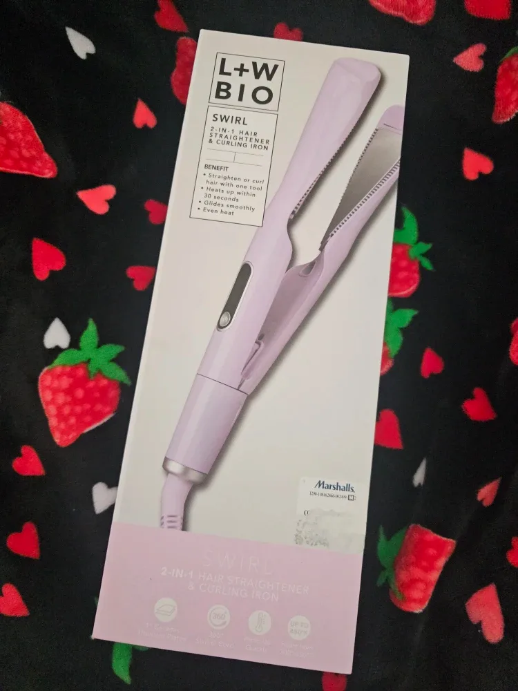 L+W BIO Swirl 2-in-1 Hair Straightener & Curling Iron