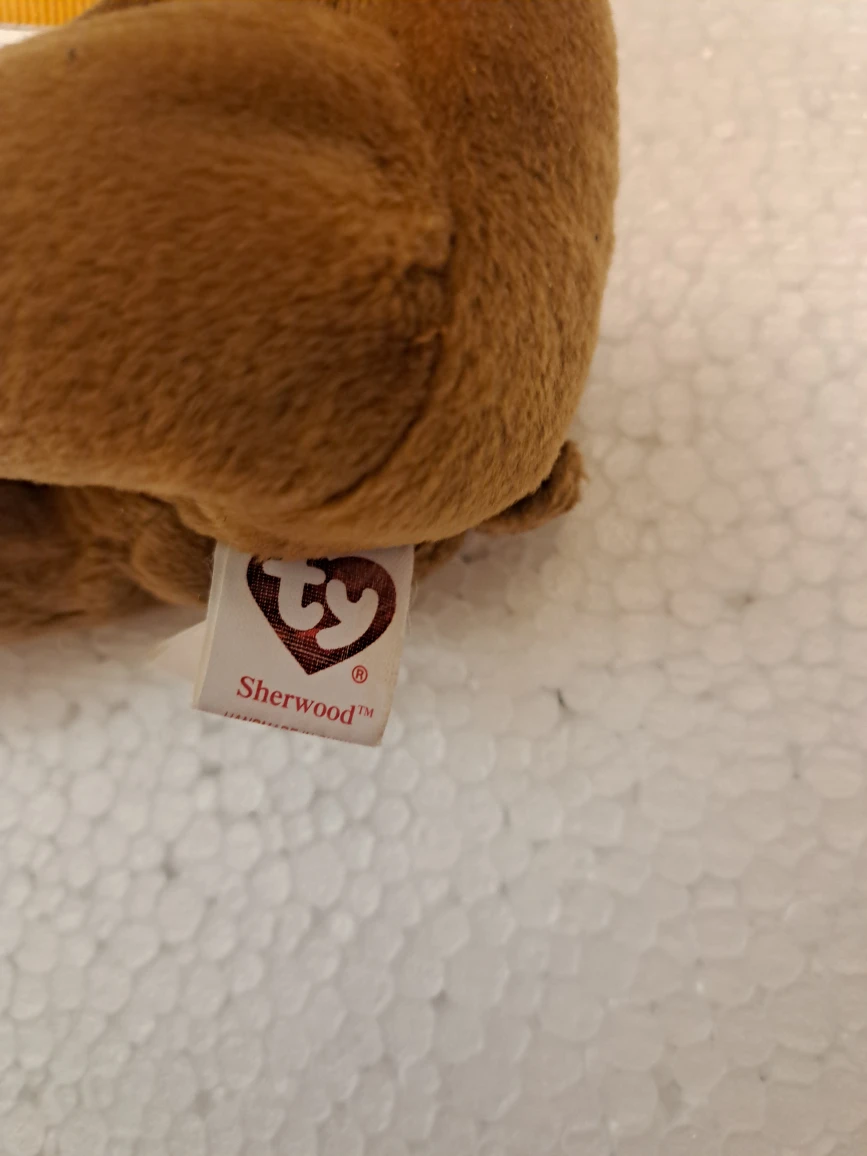 TY Beanie Baby teddy bear "Sherwood" - photo 3