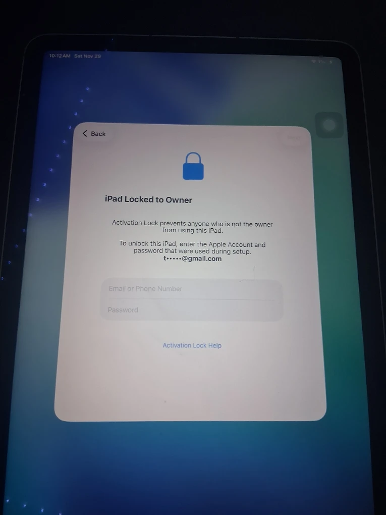 iPad Air - icloud locked - photo 4