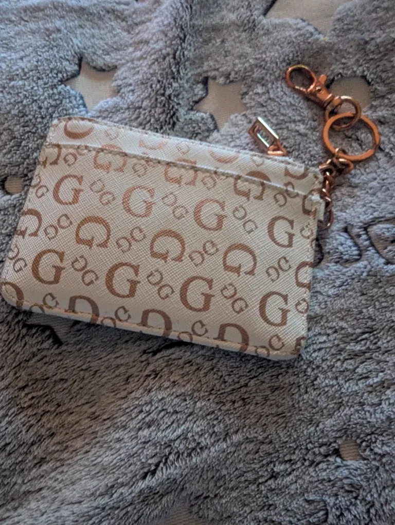 Guess Card Holder Keychain - Beige image indicator(2)