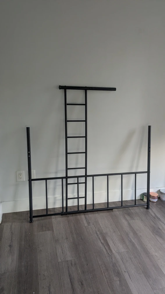 Rilelol Full Size Black Metal Bed Frame - photo 2