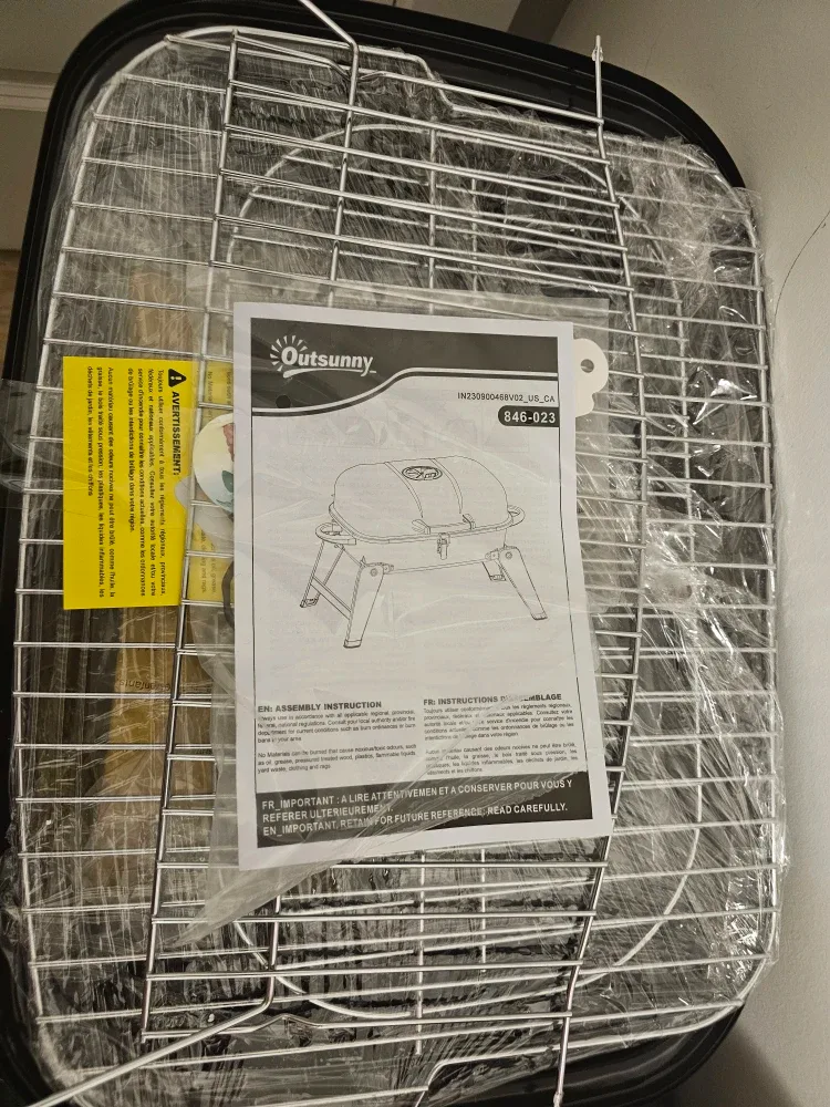 Outsunny Portable Charcoal BBQ Grill - New image indicator(2)