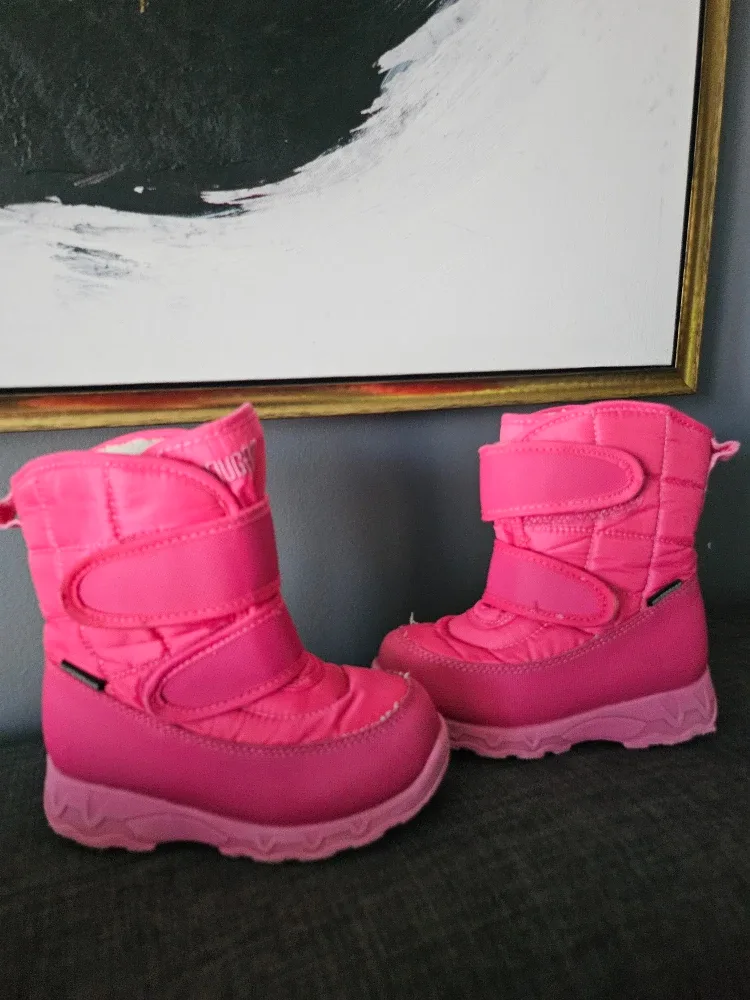 Cougar Pink Waterproof Winter Boots - Size 9