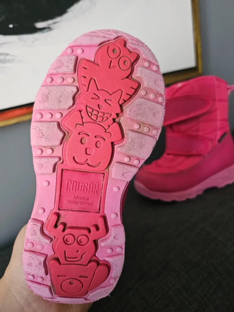 Cougar Pink Waterproof Winter Boots - Size 9 image indicator(4)