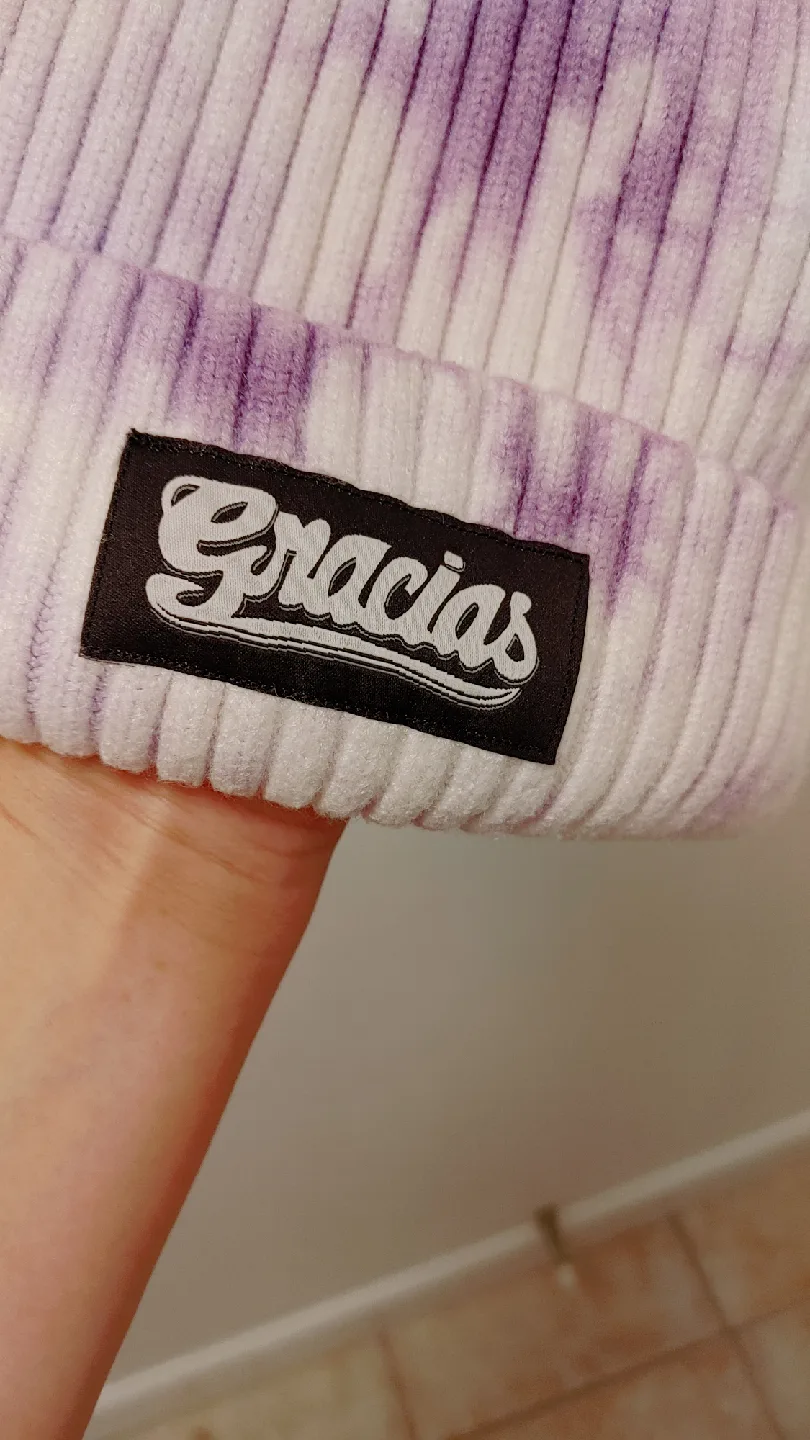 Purple & White Beanie image indicator(2)