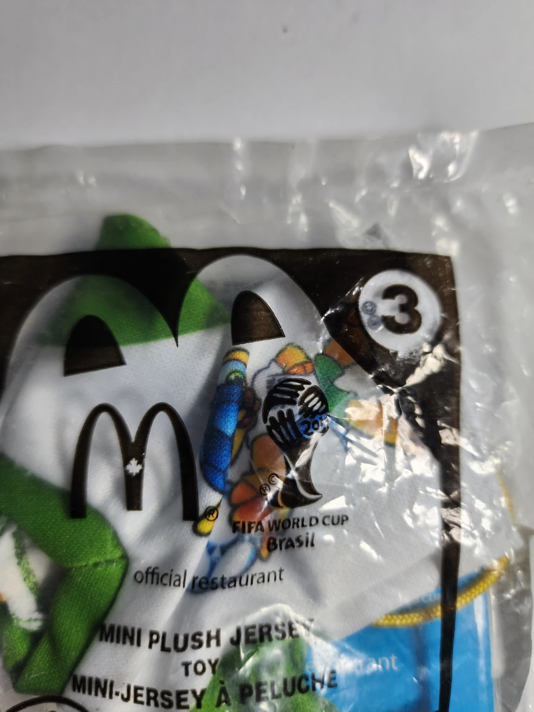 McDonald's FIFA World Cup Brazil Mini Plush Jersey Toy - photo 2