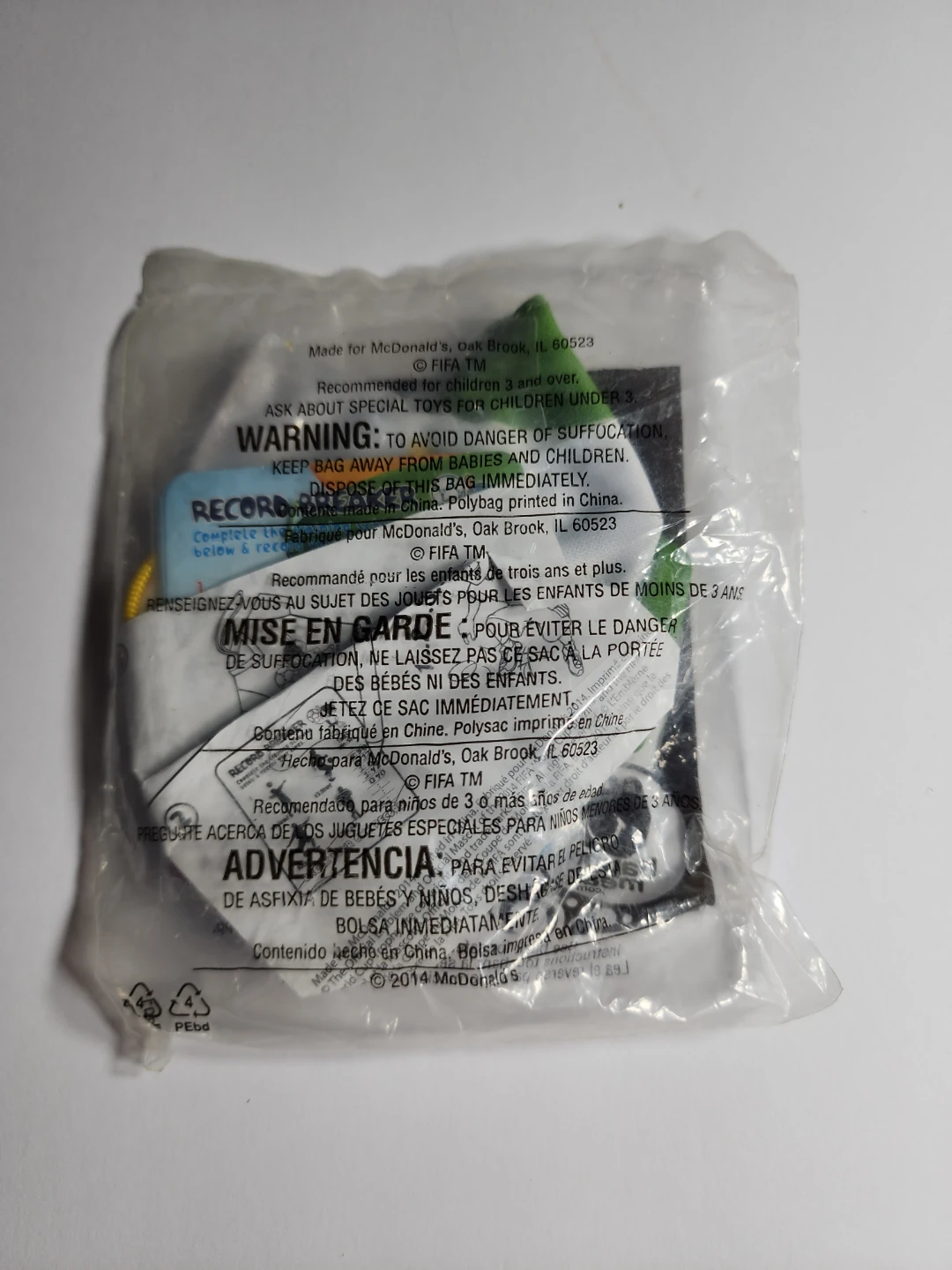 McDonald's FIFA World Cup Brazil Mini Plush Jersey Toy - photo 3